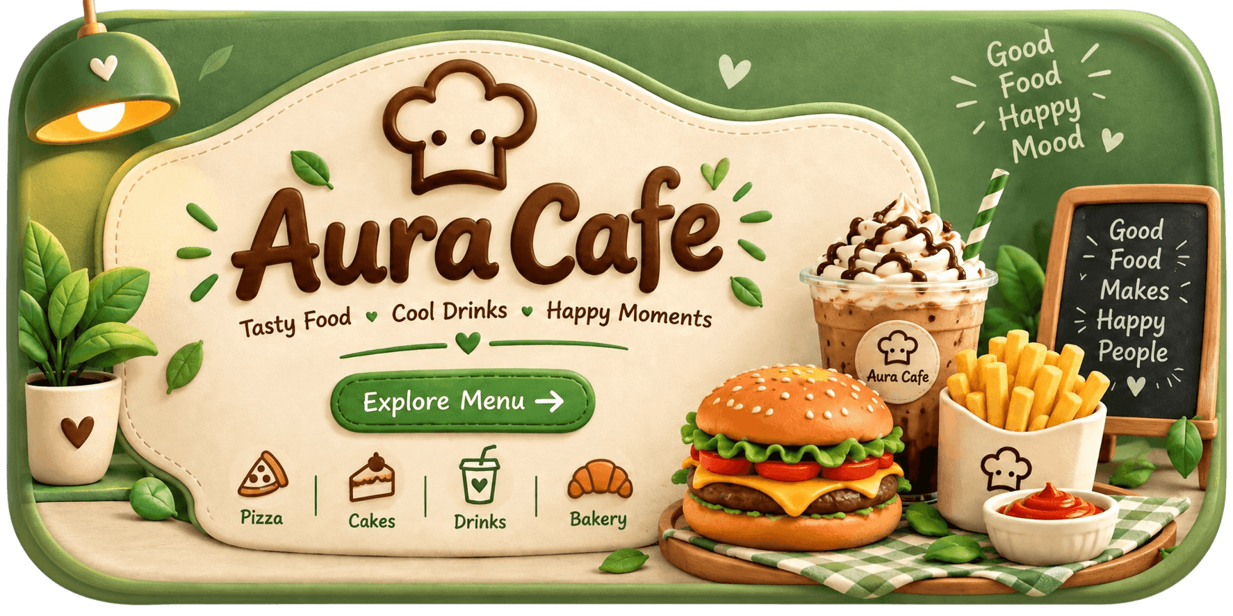 Aura Cafe Banner